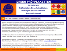 Tablet Screenshot of dreko-werbung.de